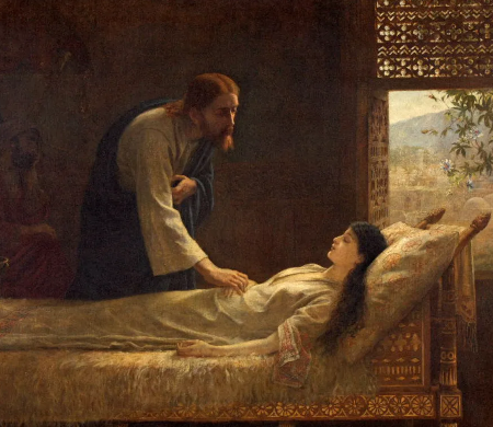 The raising of Jarius Daughter